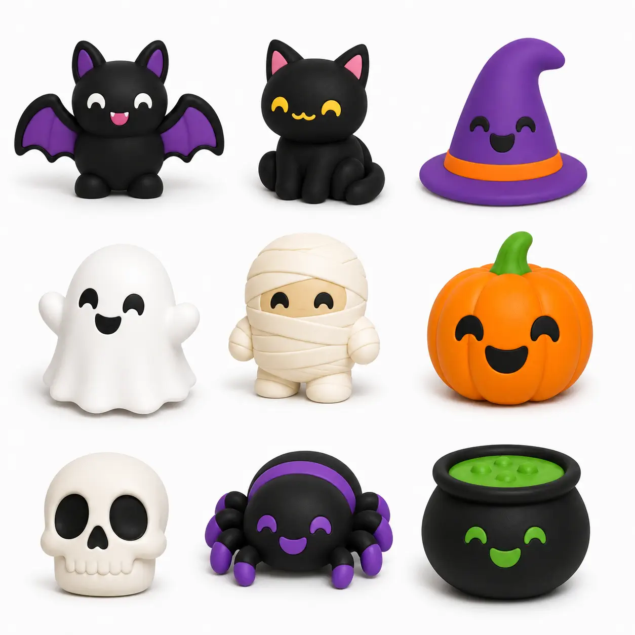 Halloween Collection - nine collectible characters