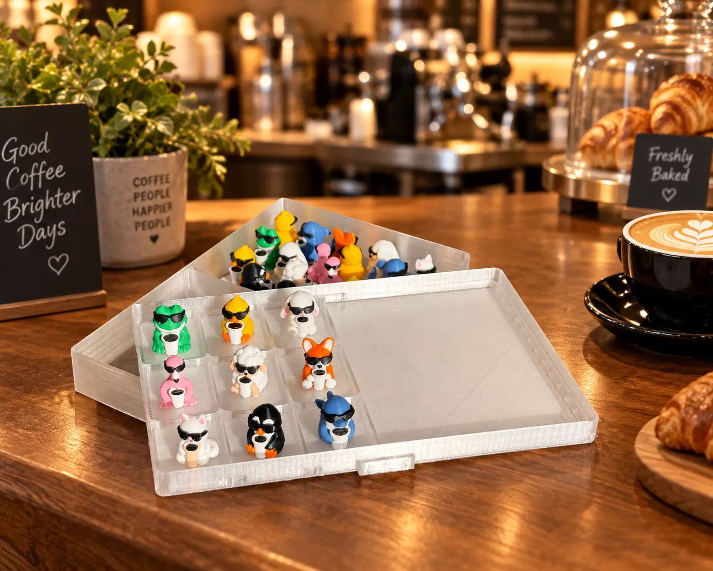 Avalia Studio Cafe Trial Box with nine collectible characters